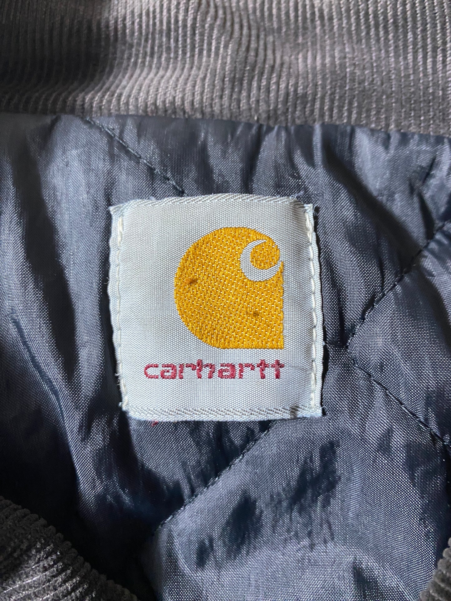 Vintage CARHARTT Size Approx.L Zip-Up Duck Jacket / F5160J