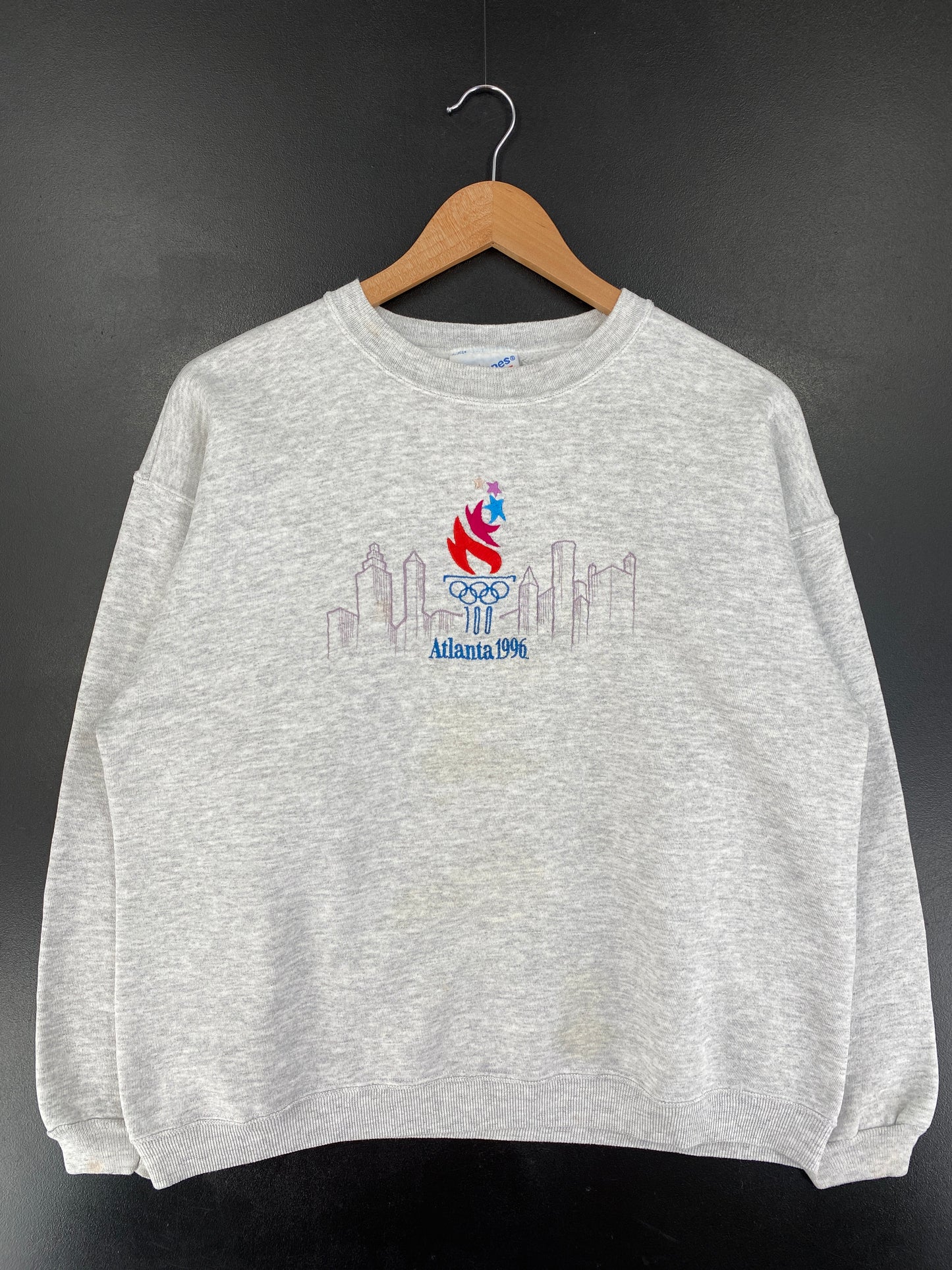 1996 ATLANTA OLYMPIC Made in USA Size L Vintage Sweat-shirt / G7068S