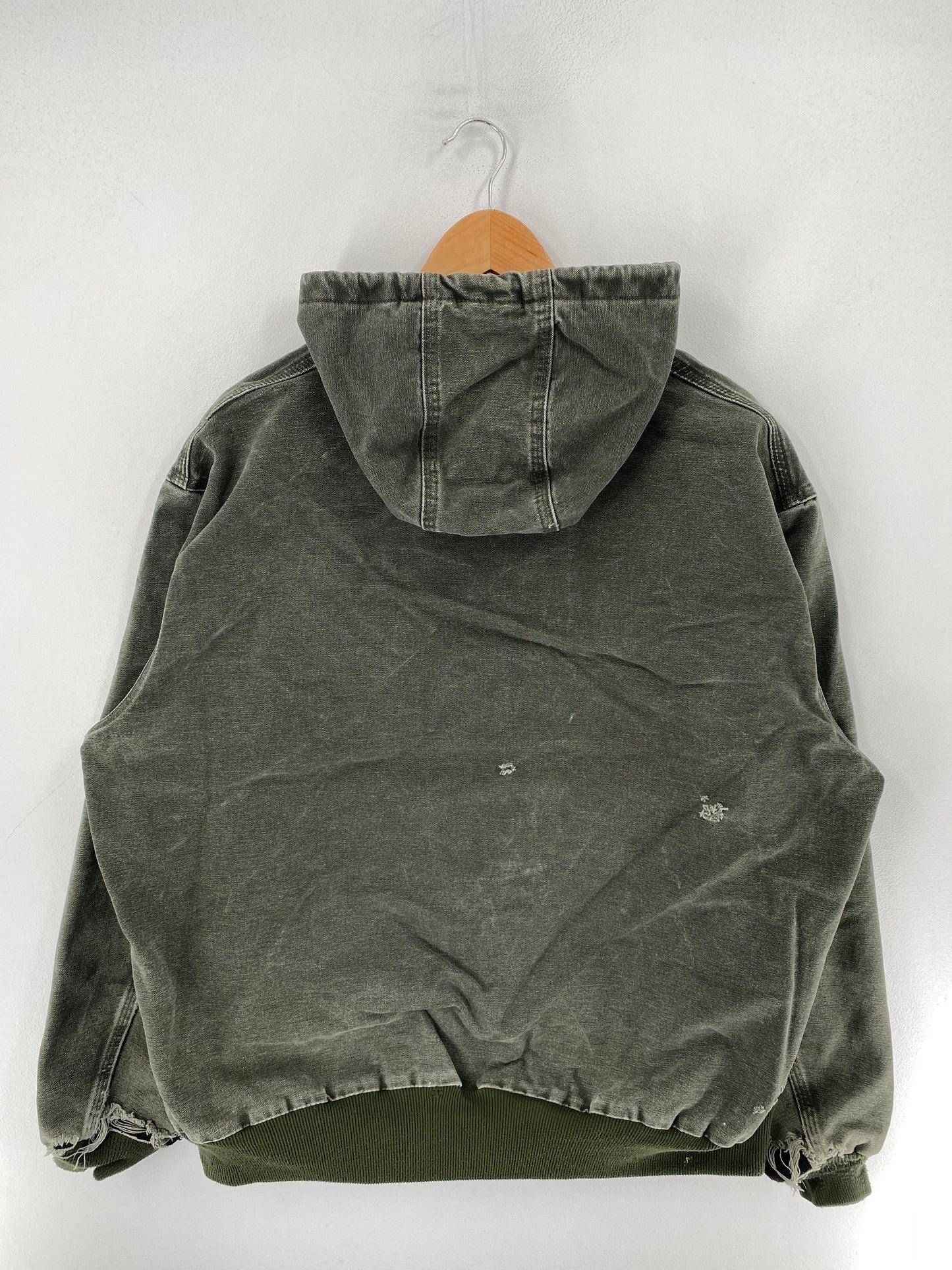 Vintage CARHARTT Size L Zip-Up Duck Jacket / F5156J