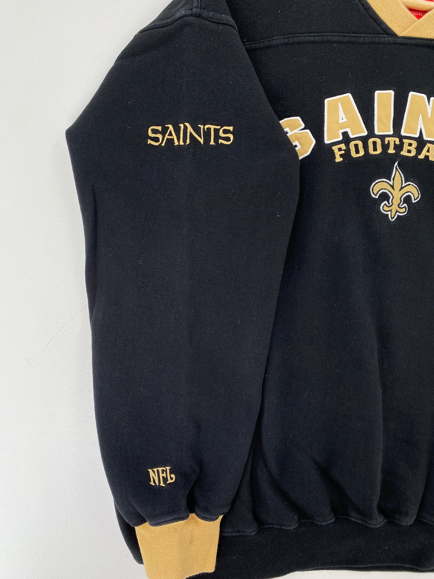 Vintage NEW ORLEANS SAINTS Size XL NFL Sweat-shirt / G644S