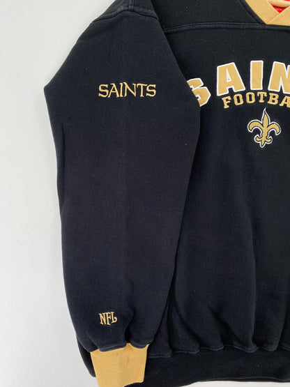 Vintage NEW ORLEANS SAINTS Size XL NFL Sweat-shirt / G644S