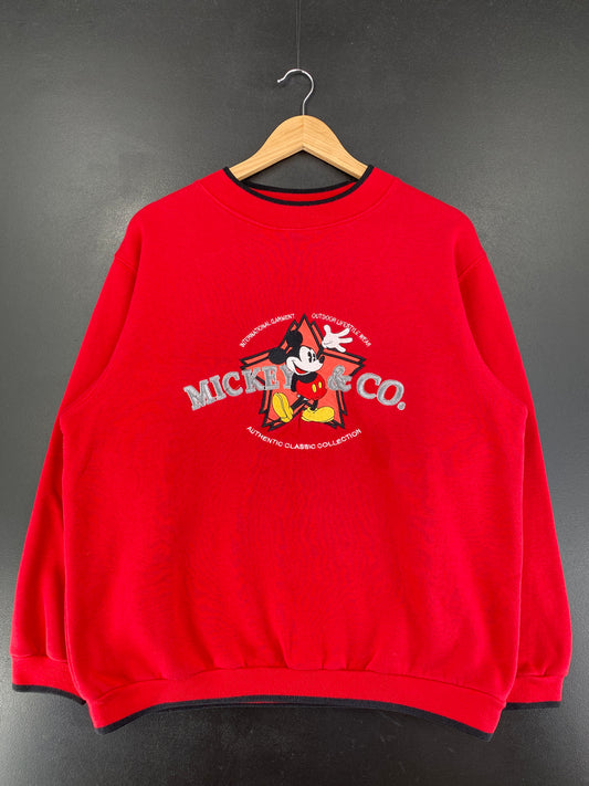90's DISNEY MICKEY Size L Vintage Sweat-shirt / G1293S
