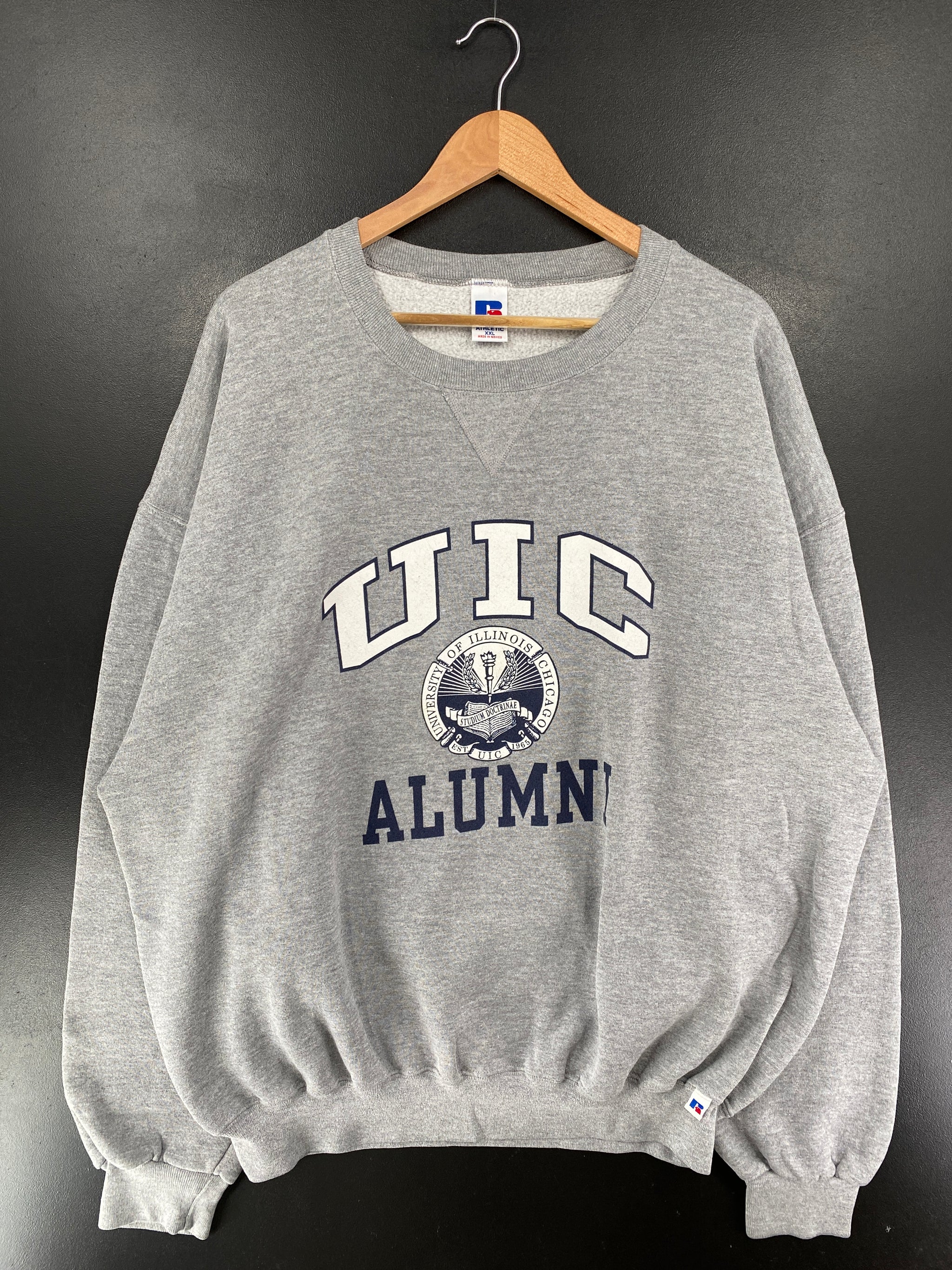 Vintage store University of Illinois Russell Athletic Crewneck Sweatshirt Size XXL