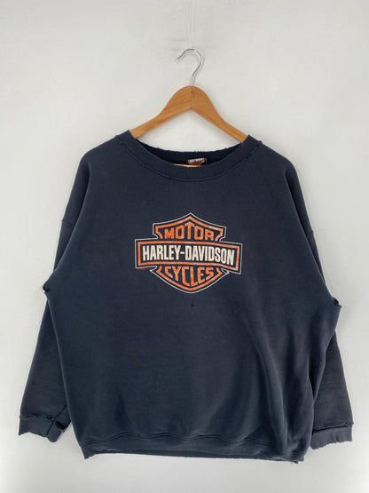 .Vintage HARLEY DAVIDSON Size XL Sweat Shirt / F4568S