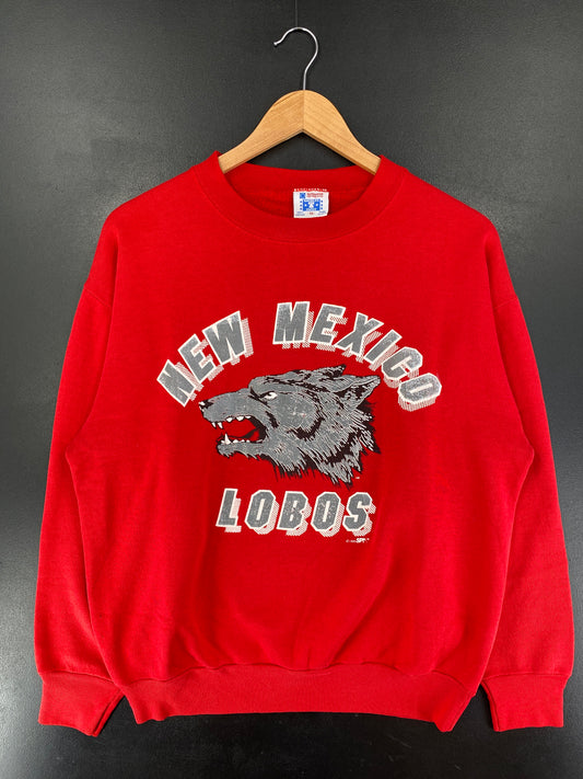 90's NEW MEXICO LOBOS Made in USA Size XL Vintage College Sweat-Shirt / G5934S