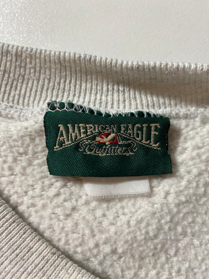 90's AMERICAN EAGLE OUTFITTERS Size Approx.L Vintage Animal Sweat-Shirt / F7697S