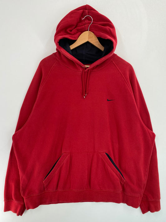 00' NIKE MINI SWOOSH Size XXL Vintage Hoodie Sweat-shirt /  G4895S