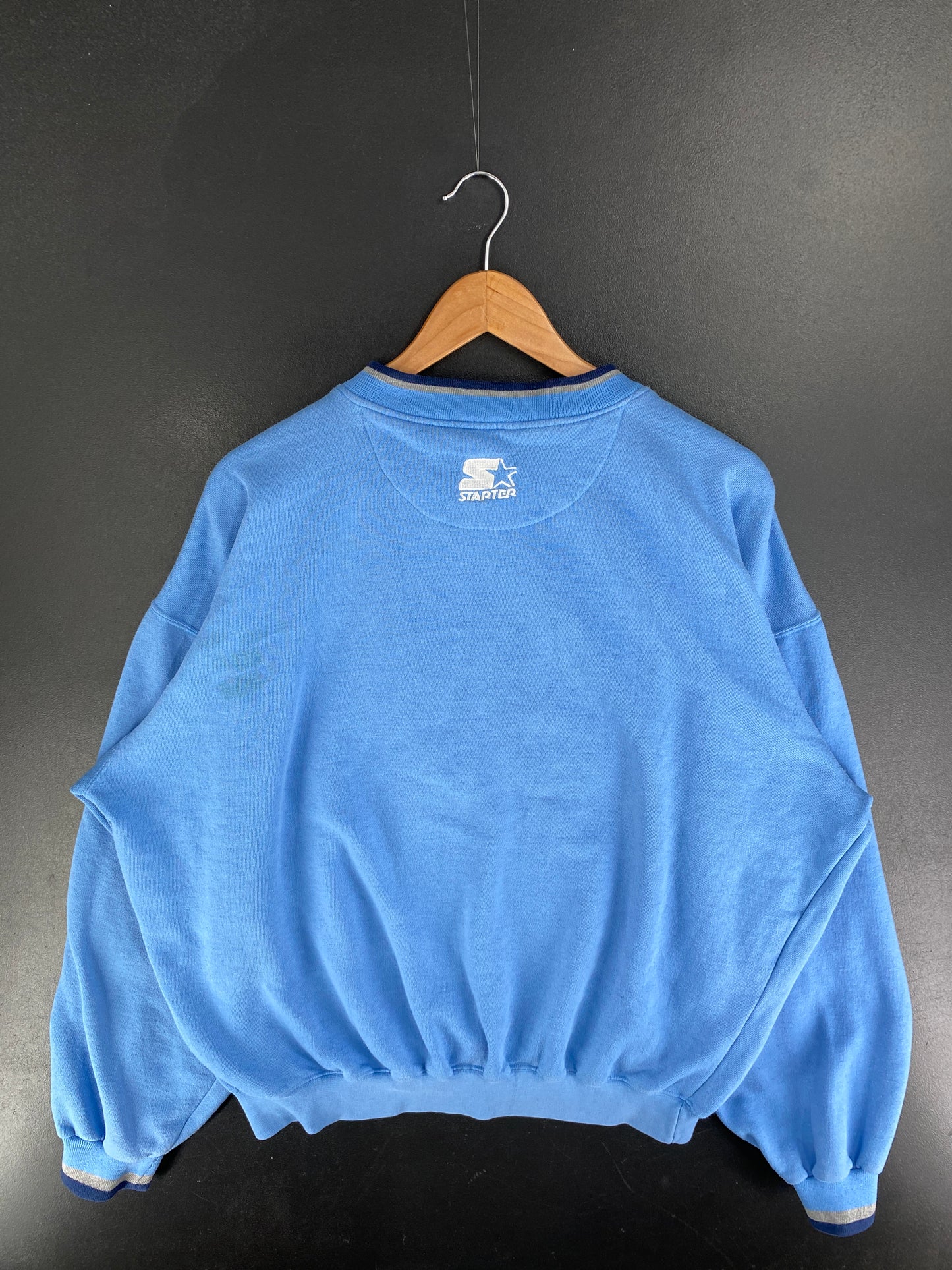 Vintage STARTER x  NORTH CAROLINA TAR HEELS Size XL College Sweat-shirt / F5503S