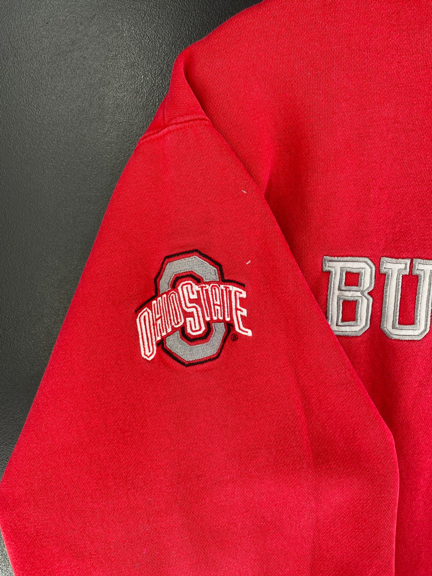 00's NIKE x OHIO STATE BUCKEYES Size L Vintage College Hoodie Sweat Shirt / G1410S