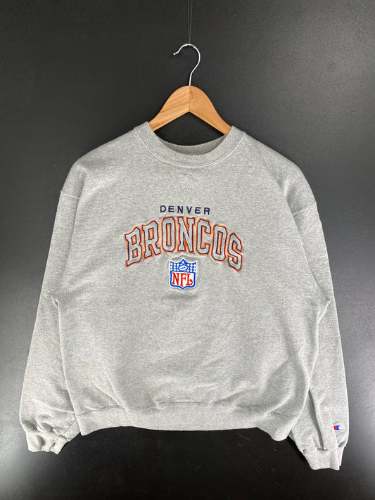 Vintage DENVER BRONCOS Size L NFL Sweat-Shirt / F4654S