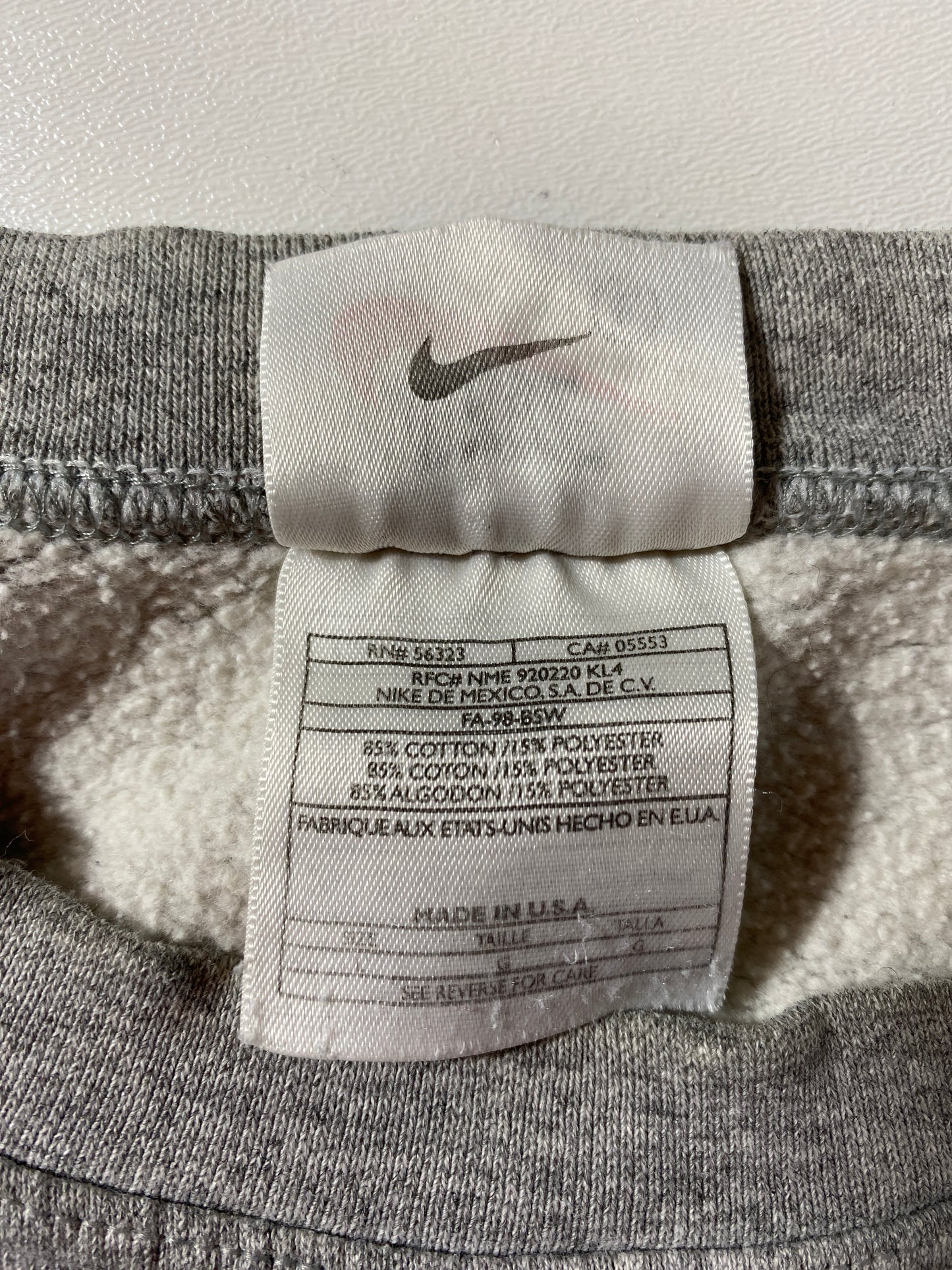 90's NIKE Made in USA Size L Vintage Sweat-Shirt / F4677S