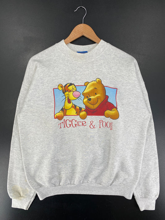 00’ TIGGER & POOH Size No Tag (Approx.M) DISNEY Sweat-shirt / G5076S