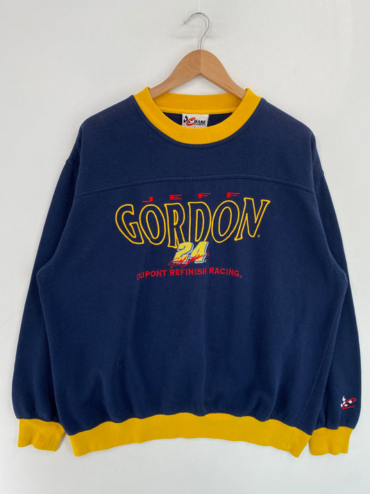 Vintage NASCAR JEFF GORDON Size L Racing Sweat-Shirts / G4921S