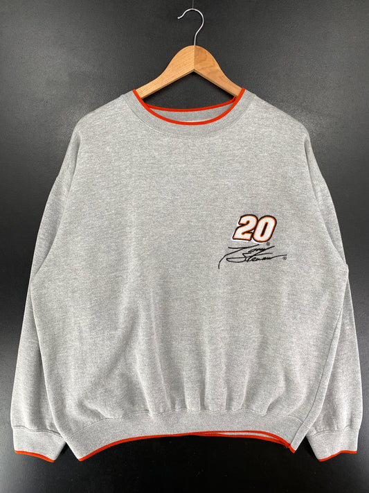 00' NASCAR TONY STEWART Size XL Vintage Racing Sweat-shirt / G4927S