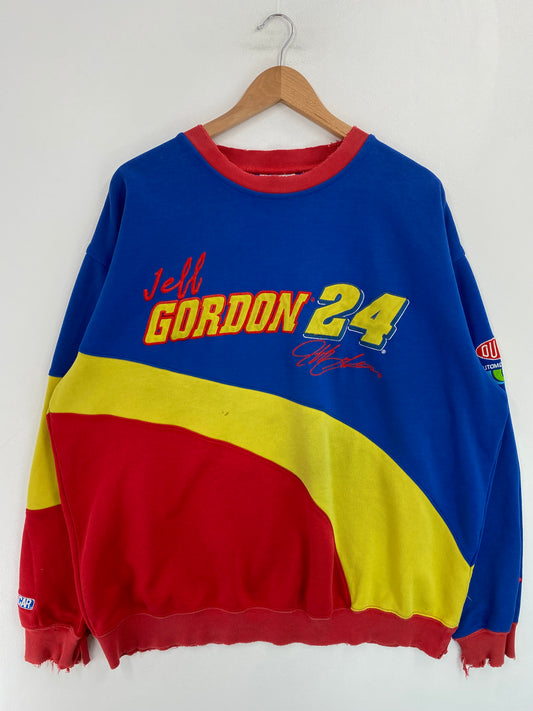 Vintage JEFF GORDON Size XL Vintage Racing Sweat-shirt / G4929S