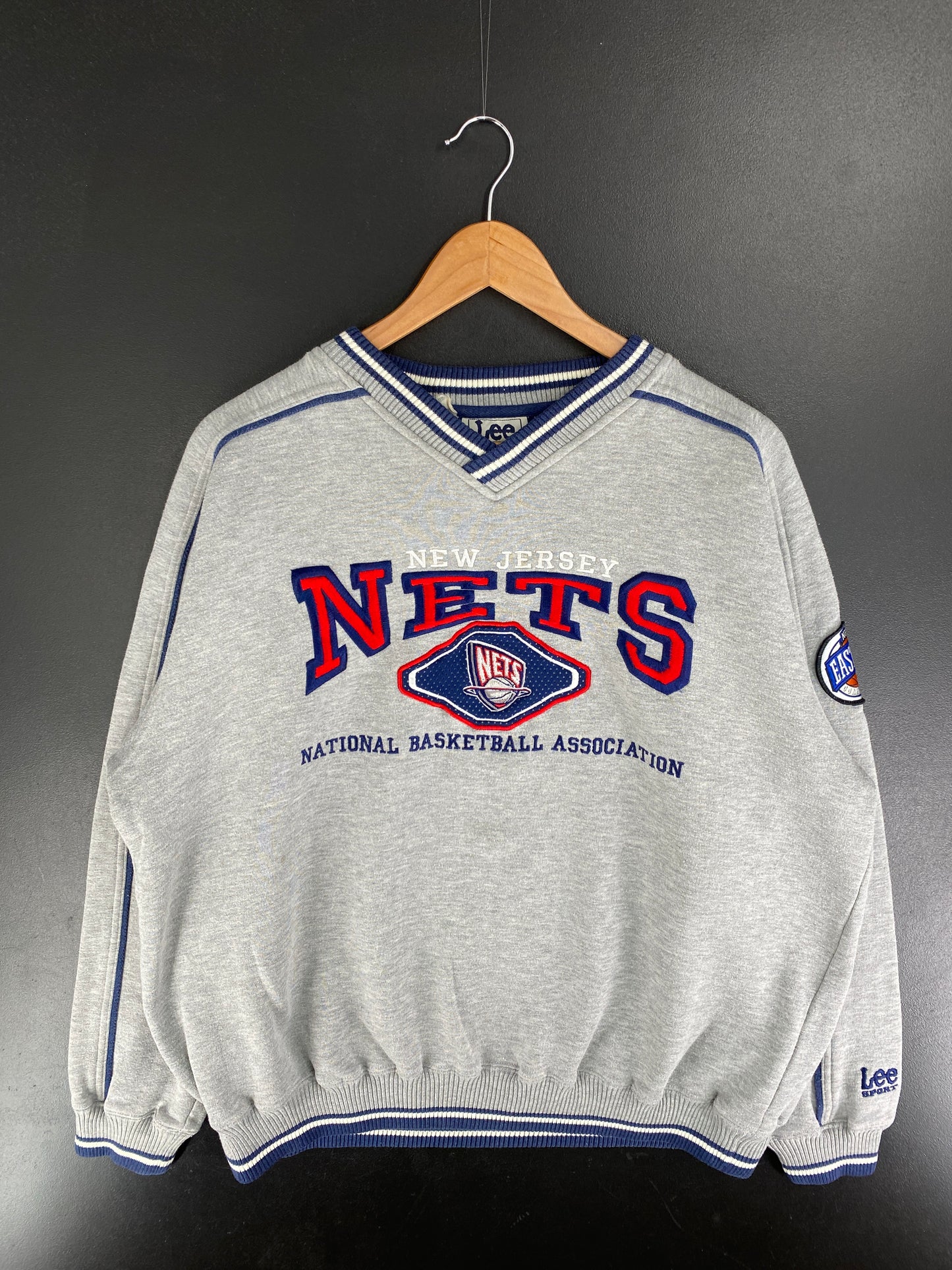 90’s NEW JERSEY NETS Size L NBA Sweat-shirt / F4691S