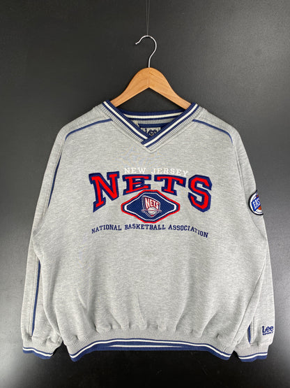90’s NEW JERSEY NETS Size L NBA Sweat-shirt / F4691S