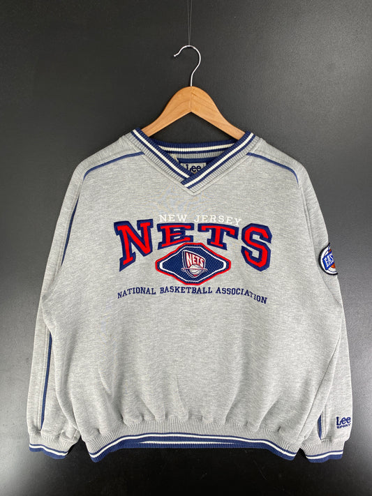 90’s NEW JERSEY NETS Size L NBA Sweat-shirt / F4691S
