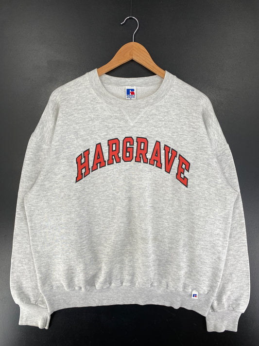 90's RUSSELL x HARGRAVE Made in USA Size XL Vintage College Sweat shirt / G6393S
