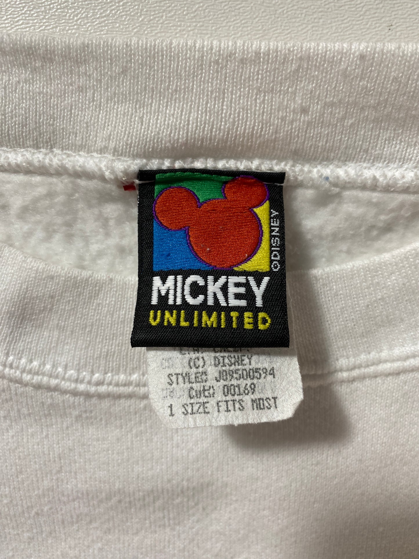 90’s MICKEY MOUSE Size Approx.L Disney Sweat-shirt / G6413S