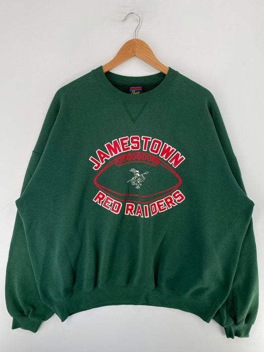 90’s JAMESTOWN Size XXL Vintage College Sweat-Shirt / G6394S