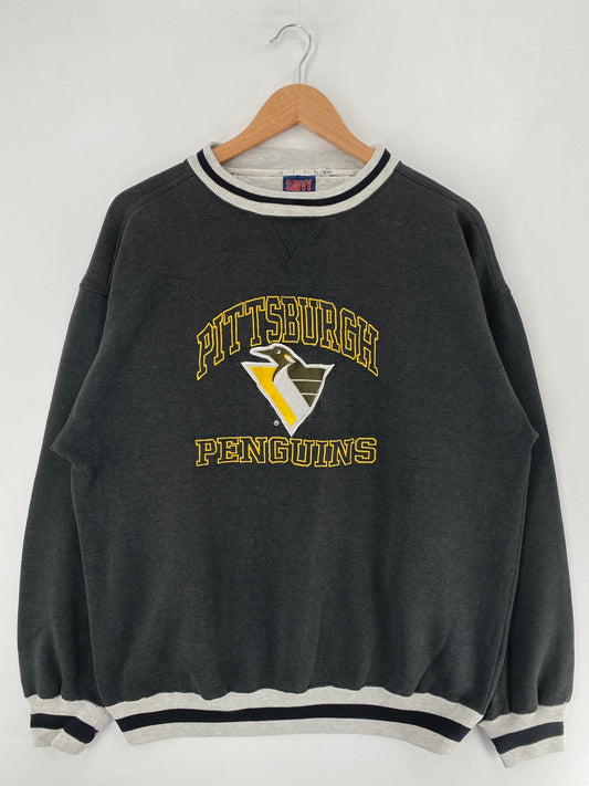 90’s PITTSBURGH PENGUINS Size XL NHL Sweat-Shirt / F5757S
