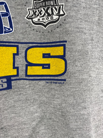 2000 SUPERBOWL ST.LOUIS RAMS Size L NFL Sweat-Shirt / F5756S