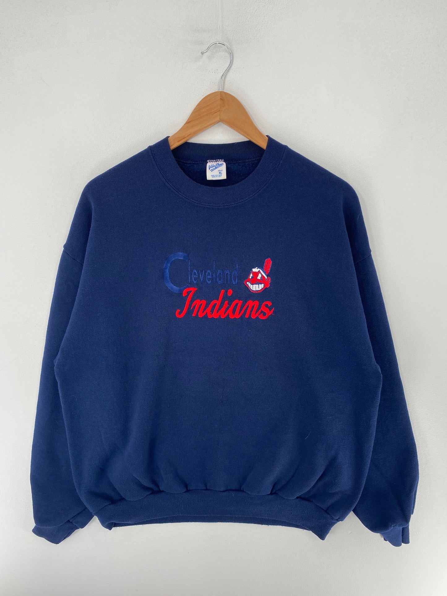 90's CLEVELAND INDIANS Made in USA Size XL NFL Sweat-Shirt / F9516S