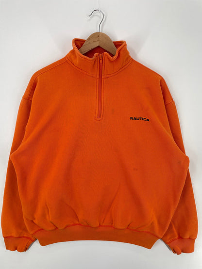 90’s NAUTICA Size L Half Zip Sweat-shirt / G5018S
