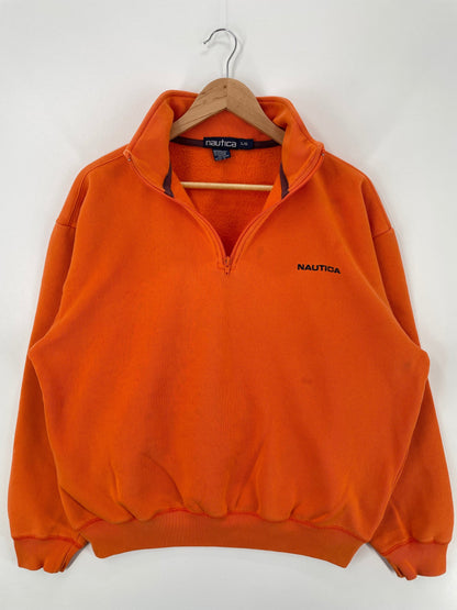 90’s NAUTICA Size L Half Zip Sweat-shirt / G5018S