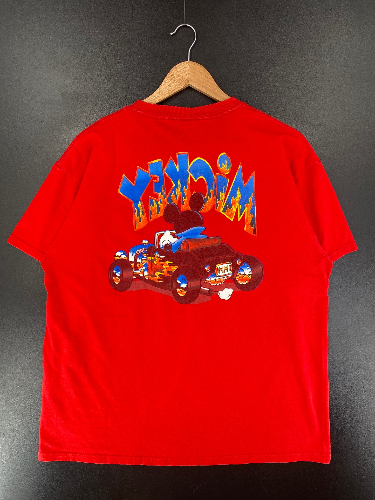 00' DISNEY MICKEY Size XL Vintage T-shirt / G919T