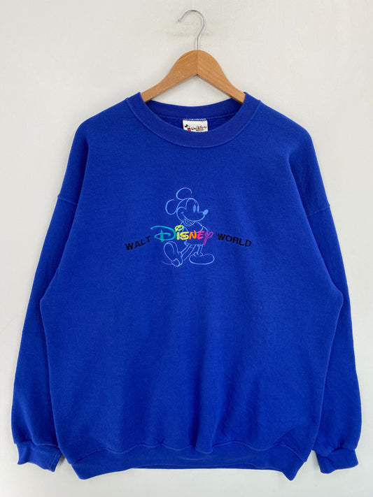 00’ DISNEY MICKEY Made in USA Size XXXL Vintage Sweat-Shirt / G5031S