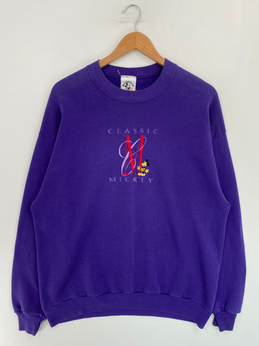 90’s DISNEY MICKEY Made in USA Size XL Vintage Sweat-shirt / G5032S