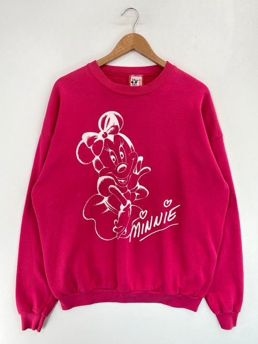 90' DISNEY MINNIE Made in USA Size XXL Vintage Sweat-shirt / G5033S