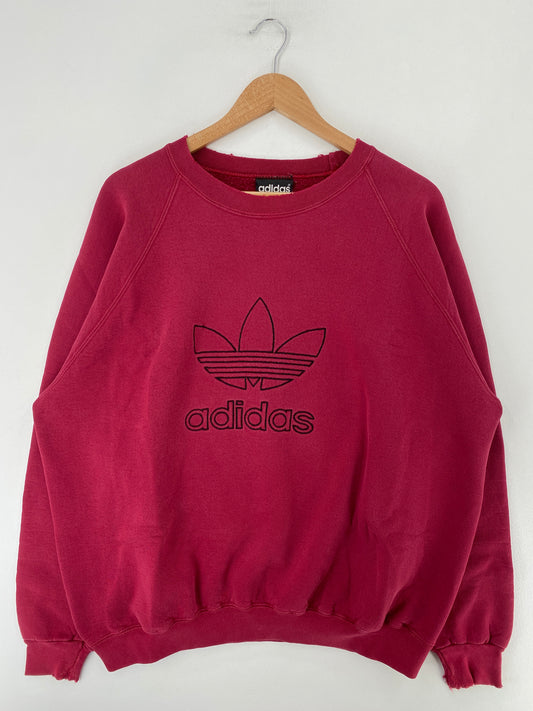 90’s ADIDAS Made in USA Size L Vintage Sweat shirt / G6252S