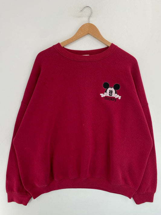 90's DISNEY MICKEY Made in USA Size XXL Vintage Sweat-shirt / G5038S