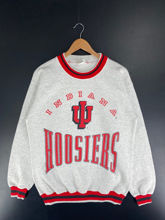 90's INDIANA HOOSIERS Made in USA Size M Vintage College Sweat-Shirt / F4941S