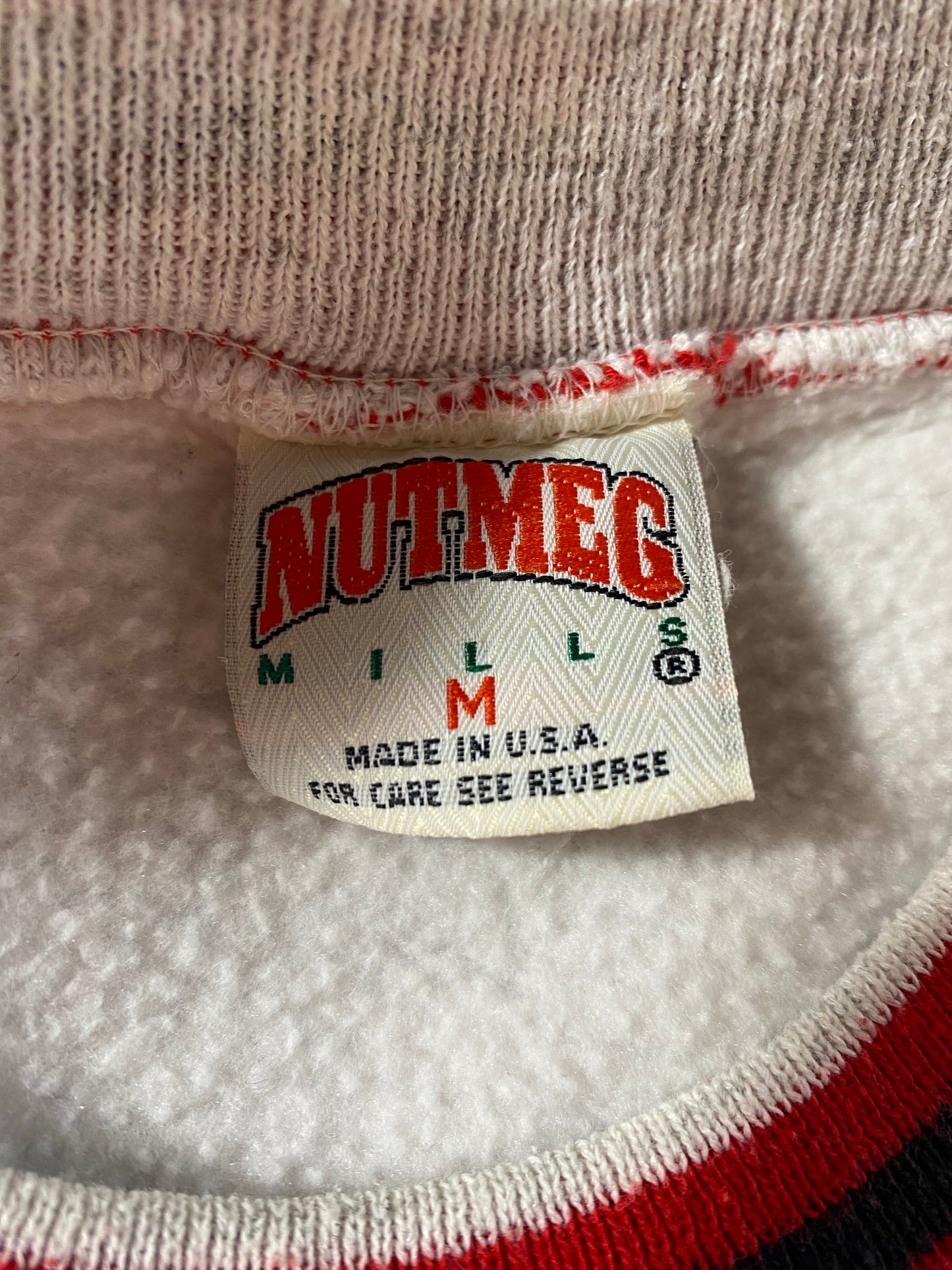 90's INDIANA HOOSIERS Made in USA Size M Vintage College Sweat-Shirt / F4941S