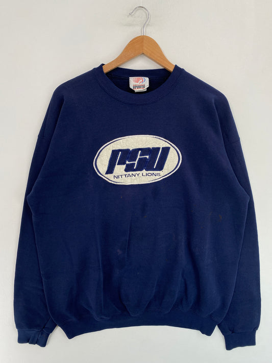 90's PENN STATE NITTANY LIONS Made in USA Size XL Vintage College Sweat-Shirt / G5057S