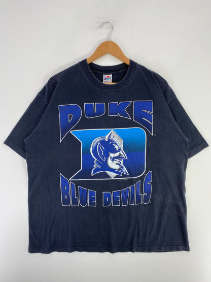 90’s DUKE BLUE DEVILS Made in USA Size XL College T-Shirt / G976T