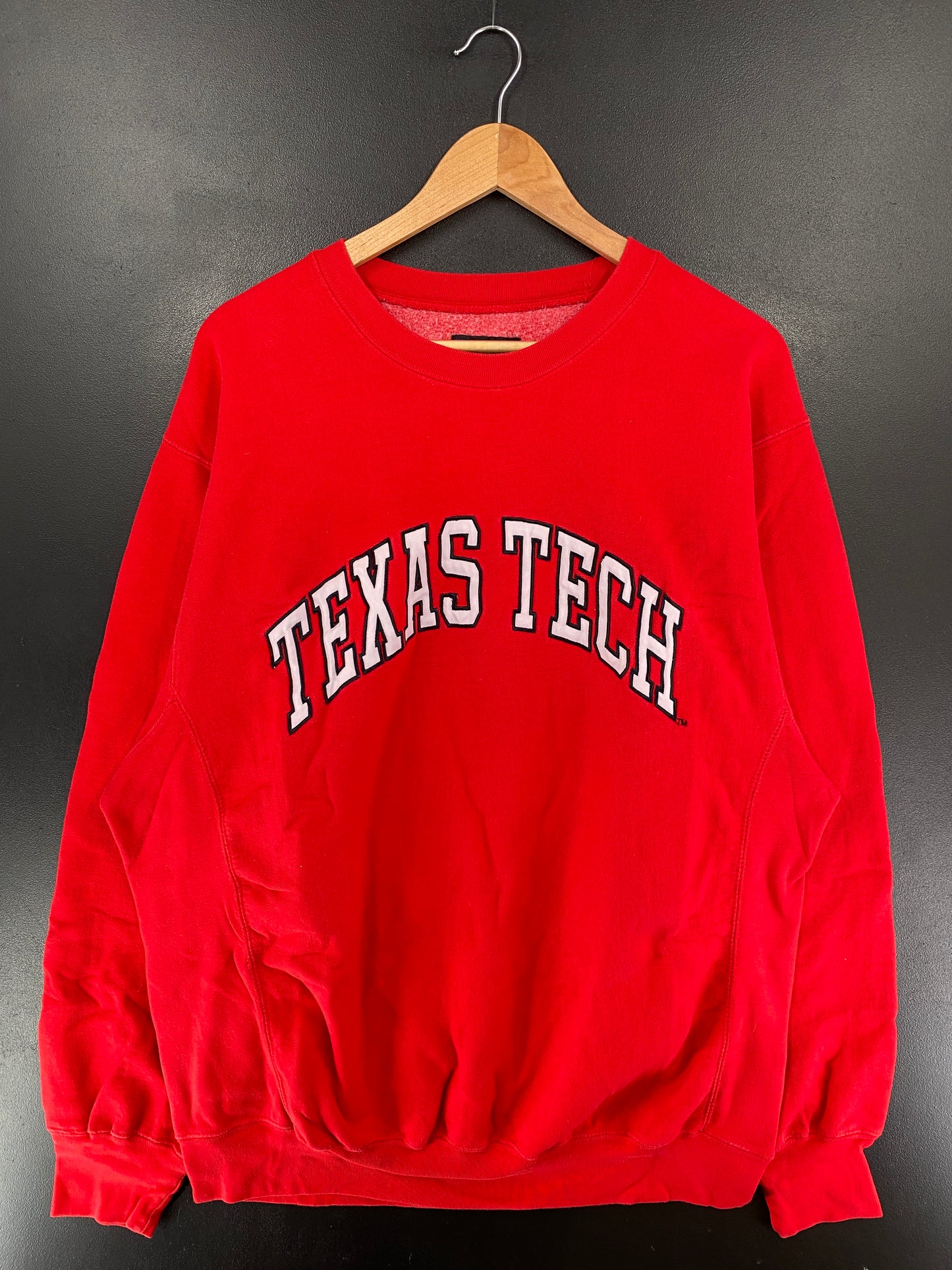 Vintage TEXAS TECH Size XL Vintage College Sweat-Shirt / G5098S