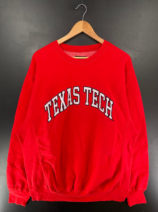 Vintage TEXAS TECH Size XL Vintage College Sweat-Shirt / G5098S