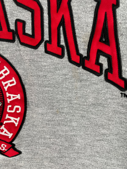Vintage NEBRASKA HUSKERS Size L College Sweat-Shirt / F7341S
