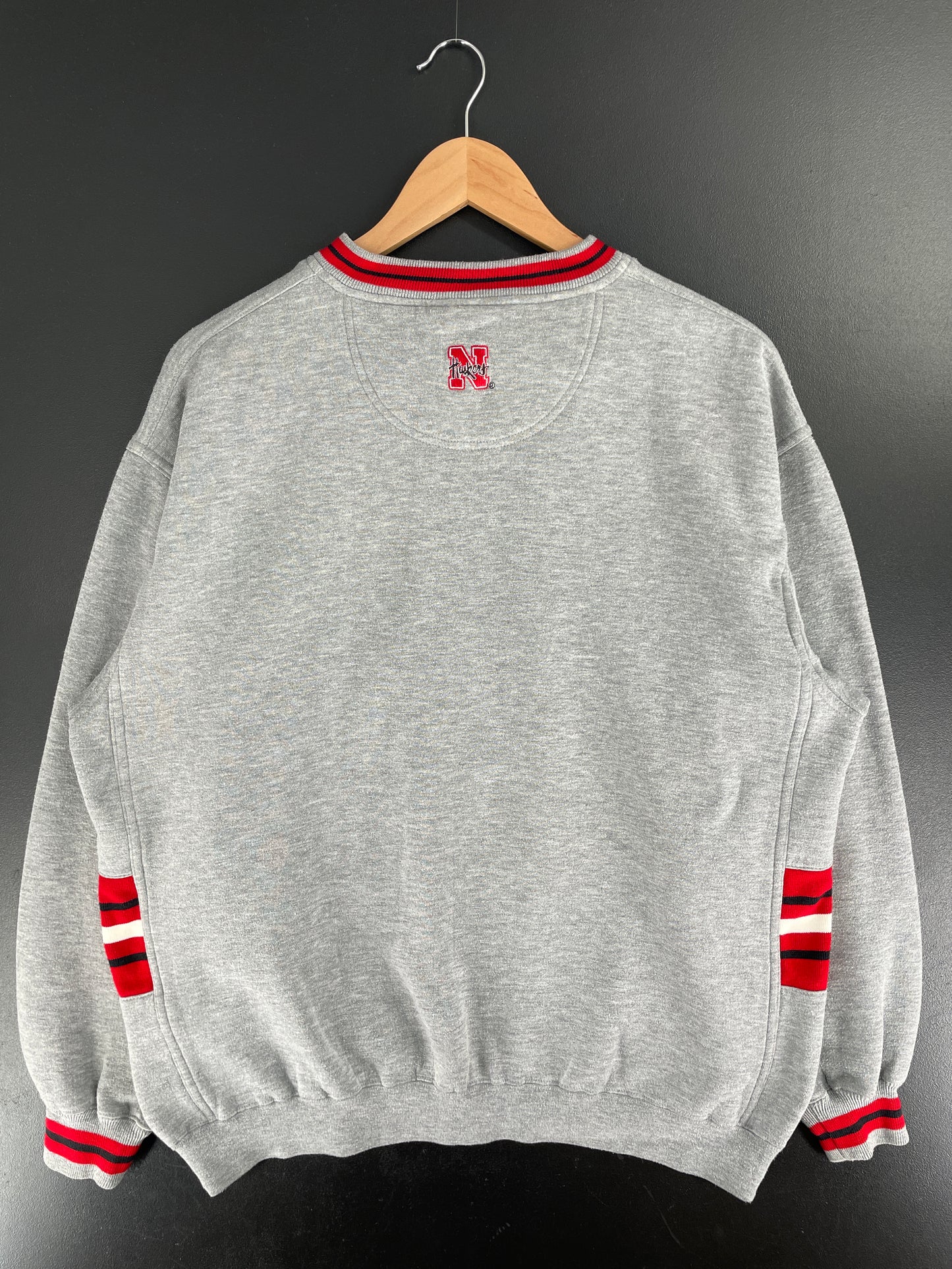Vintage NEBRASKA HUSKERS Size L College Sweat-Shirt / F7341S