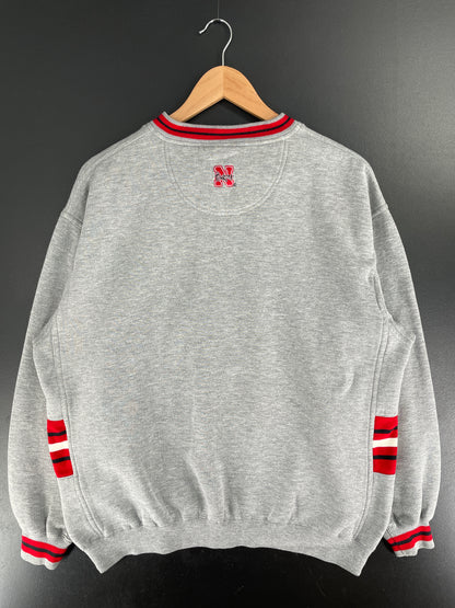 Vintage NEBRASKA HUSKERS Size L College Sweat-Shirt / F7341S