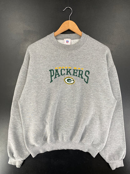 Vintage GREEN BAY PACKERS Size Approx.L NFL Sweat-Shirt / G1093S
