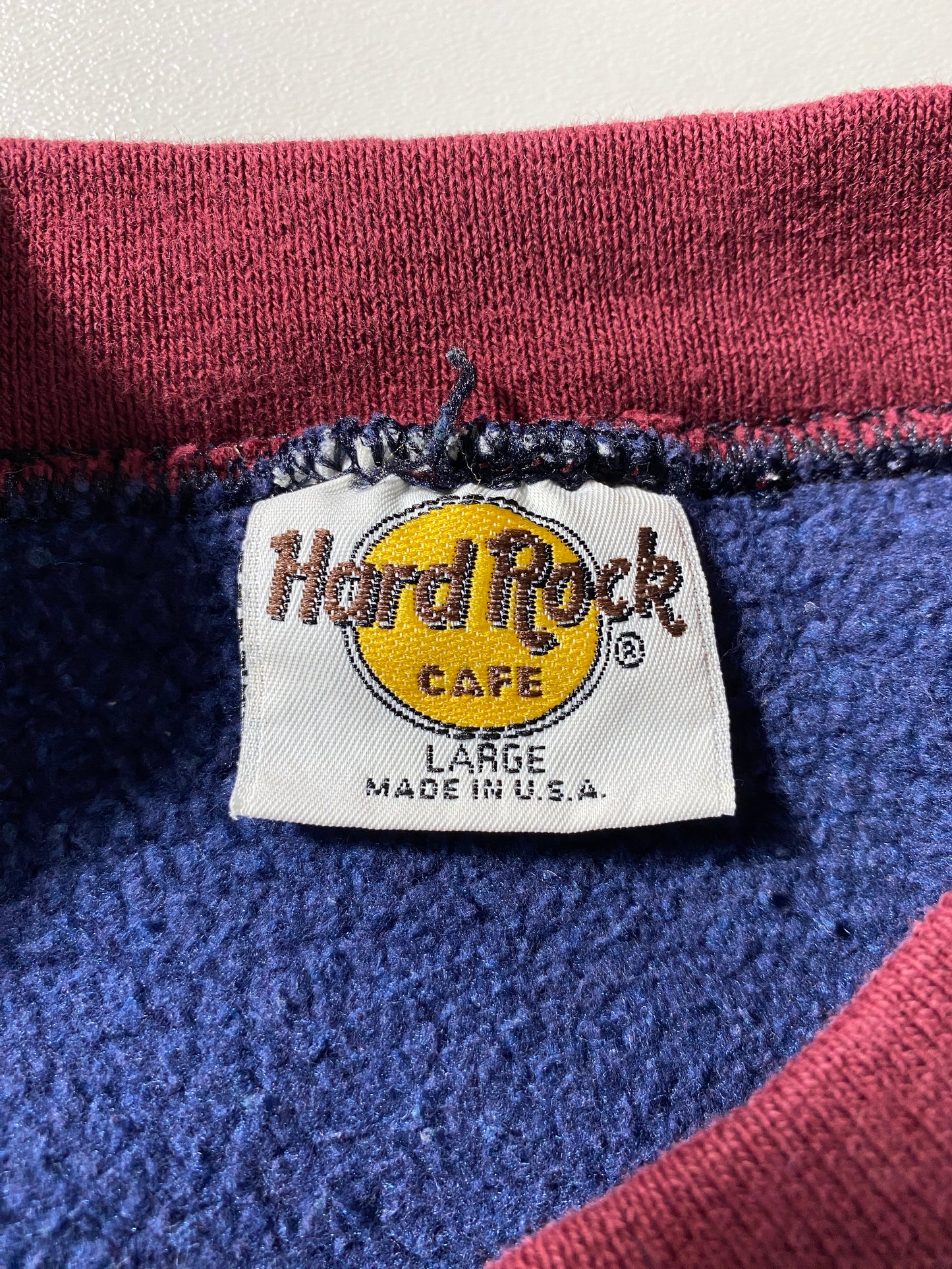 90's HARDROCK CAFE BOSTON Made in USA Size L Sweat-shirt / F6005S