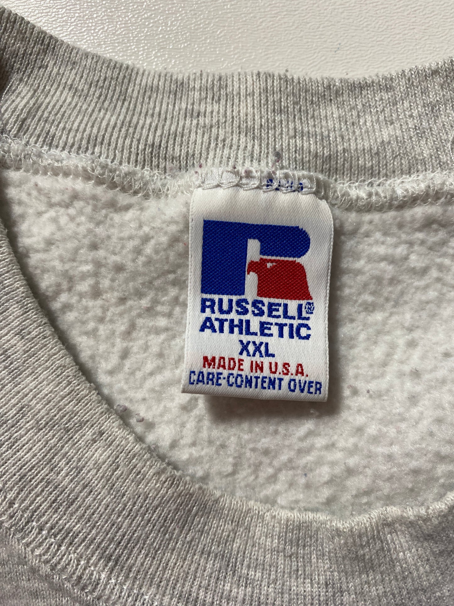 90's RUSSELL x MINNESOTA VIKINGS Made in USA Size XXL Vintage NFL Sweat-Shirt / G5149S