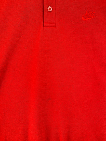 90’s NIKE Silver Tag Size XL Vintage Button Down Sweat-shirt / G5153S