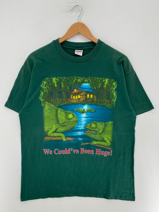 1997 BUDWEISER Made in USA Vintage Size L T-Shirt / G1715T